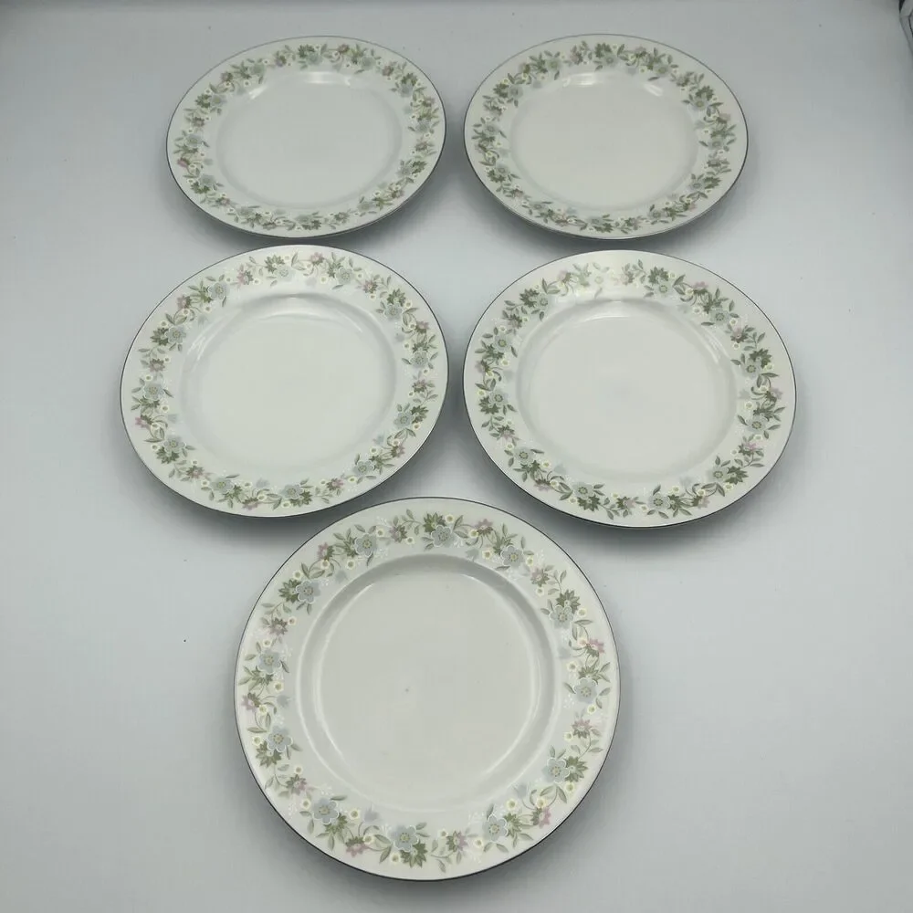 J. Haviland FOREVER SPRING Bavarian 6” Bread Appetizer Dessert Plates (Lot Of 5)